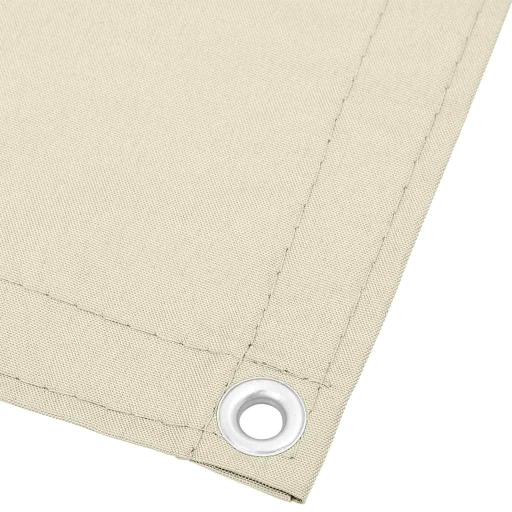 altanafskærmning 90x800 cm 100 % polyester cremefarvet