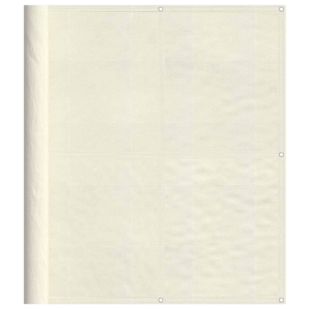 altanafskærmning 120x700 cm 100 % polyester cremefarvet