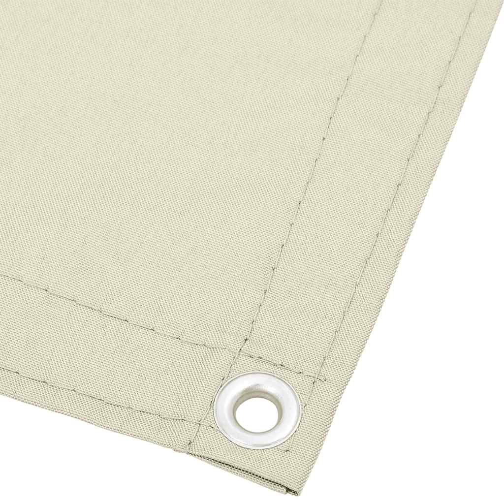 altanafskærmning 120x700 cm 100 % polyester cremefarvet
