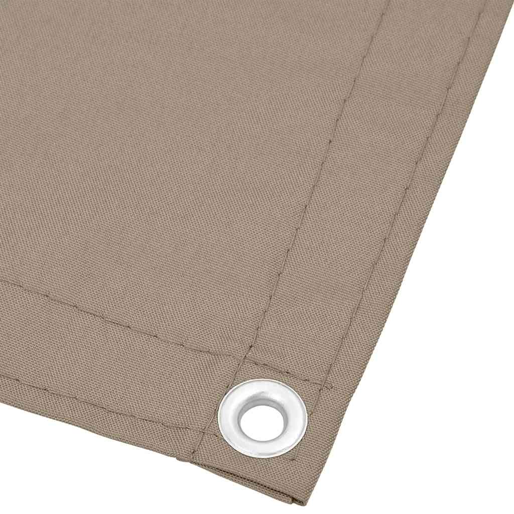 altanafskærmning 75x700 cm 100 % polyester gråbrun