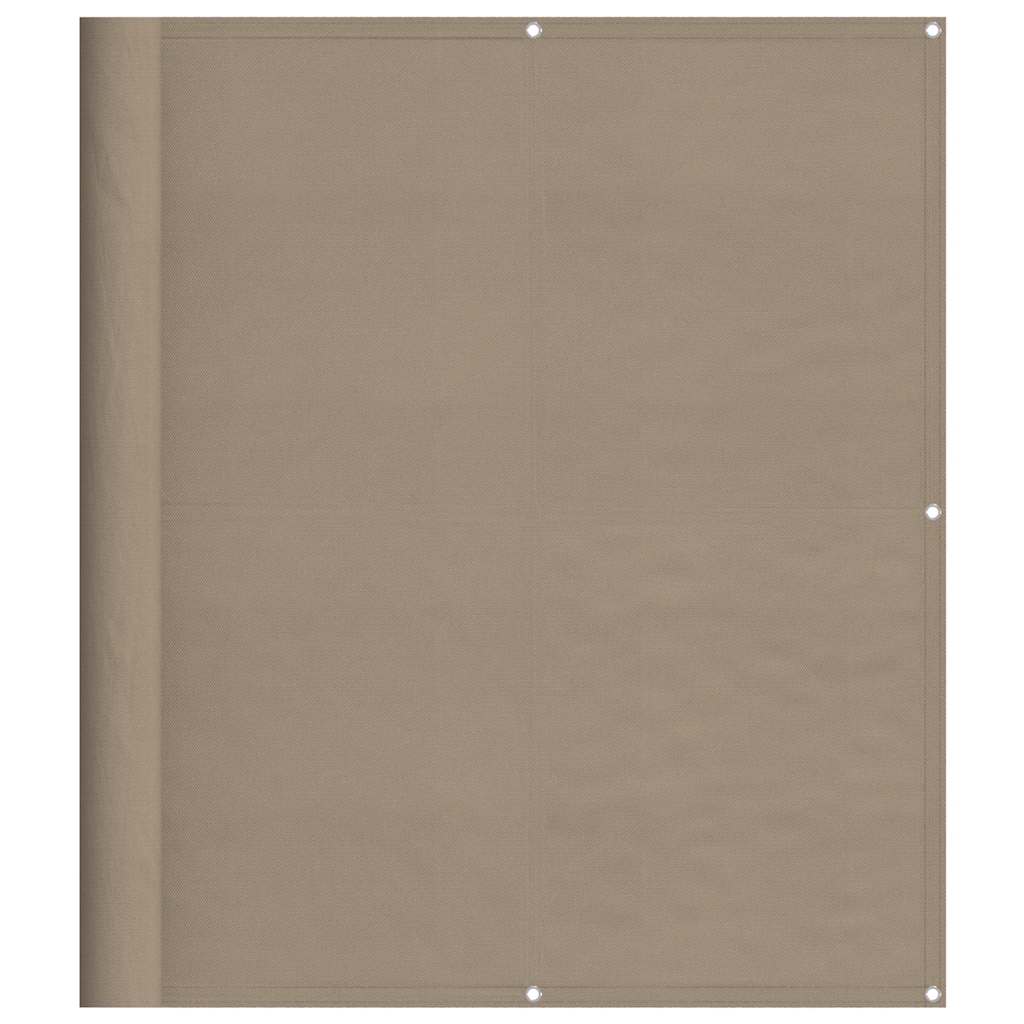 altanafskærmning 120x700 cm 100 % polyester gråbrun