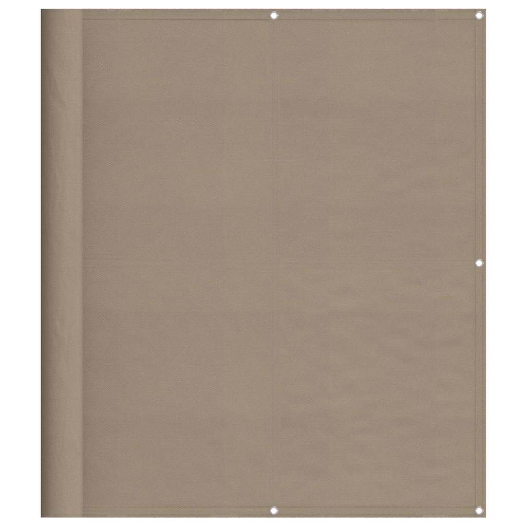 altanafskærmning 120x800 cm 100 % polyester gråbrun