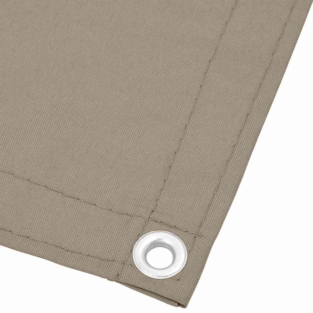 altanafskærmning 120x800 cm 100 % polyester gråbrun