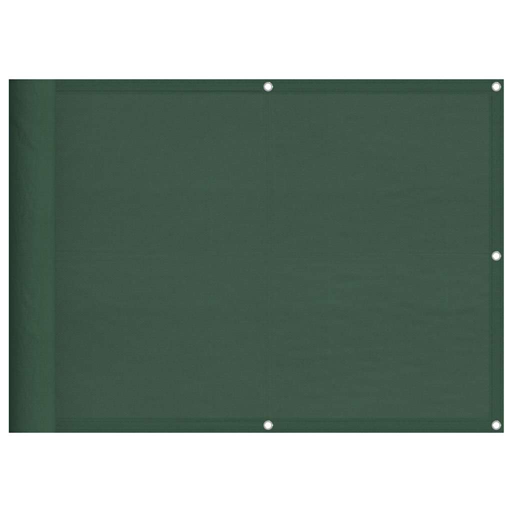 altanafskærmning 75x1000 cm 100 % polyester mørkegrøn