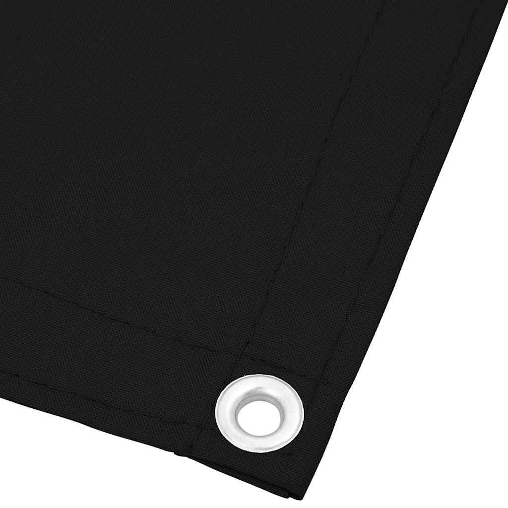 altanafskærmning 120x800 cm 100 % polyester sort