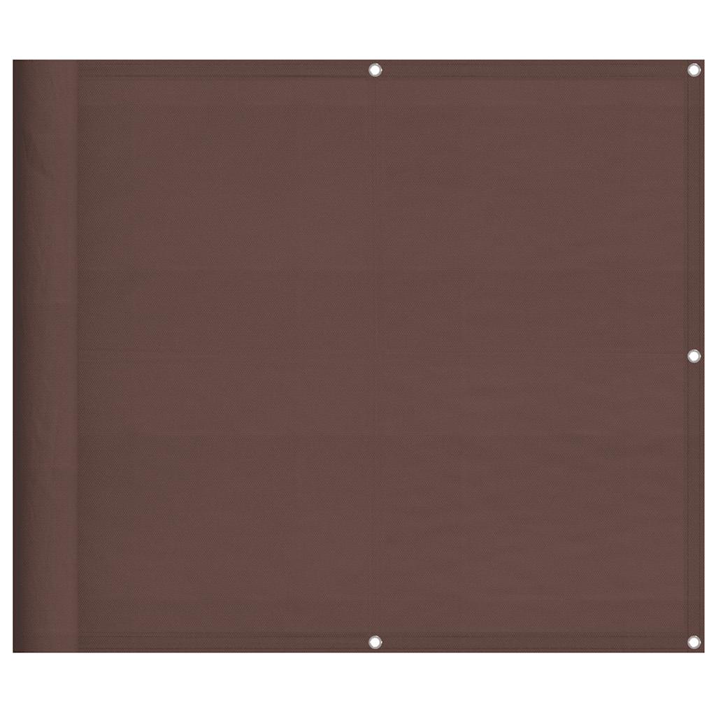 altanafskærmning 90x800 cm 100 % polyester brun