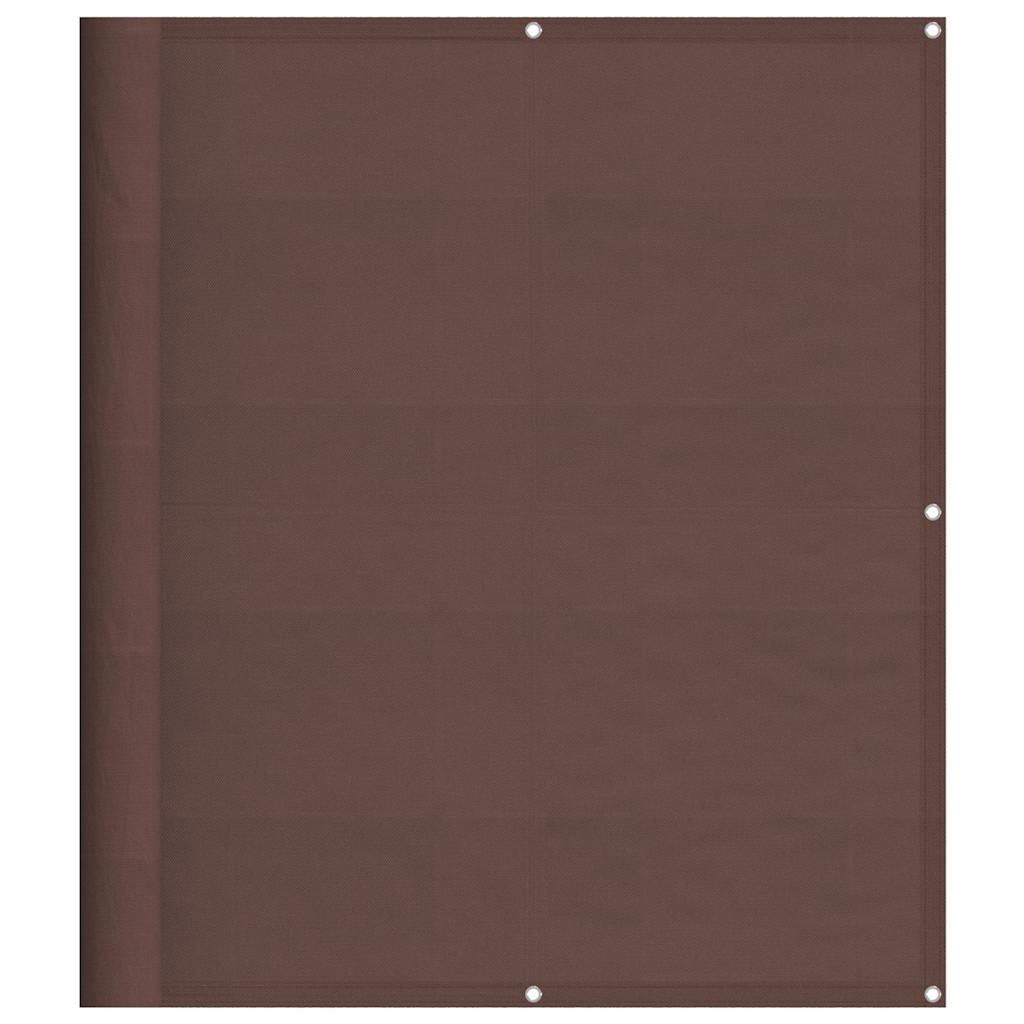 altanafskærmning 120x700 cm 100 % polyester brun
