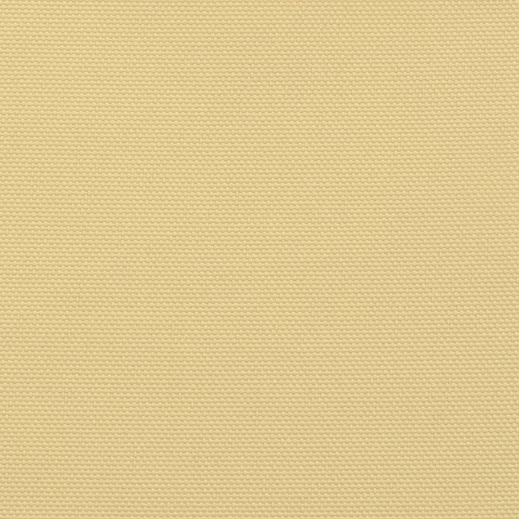 solsejl 4x4 m 100 % polyesterstof sandfarvet