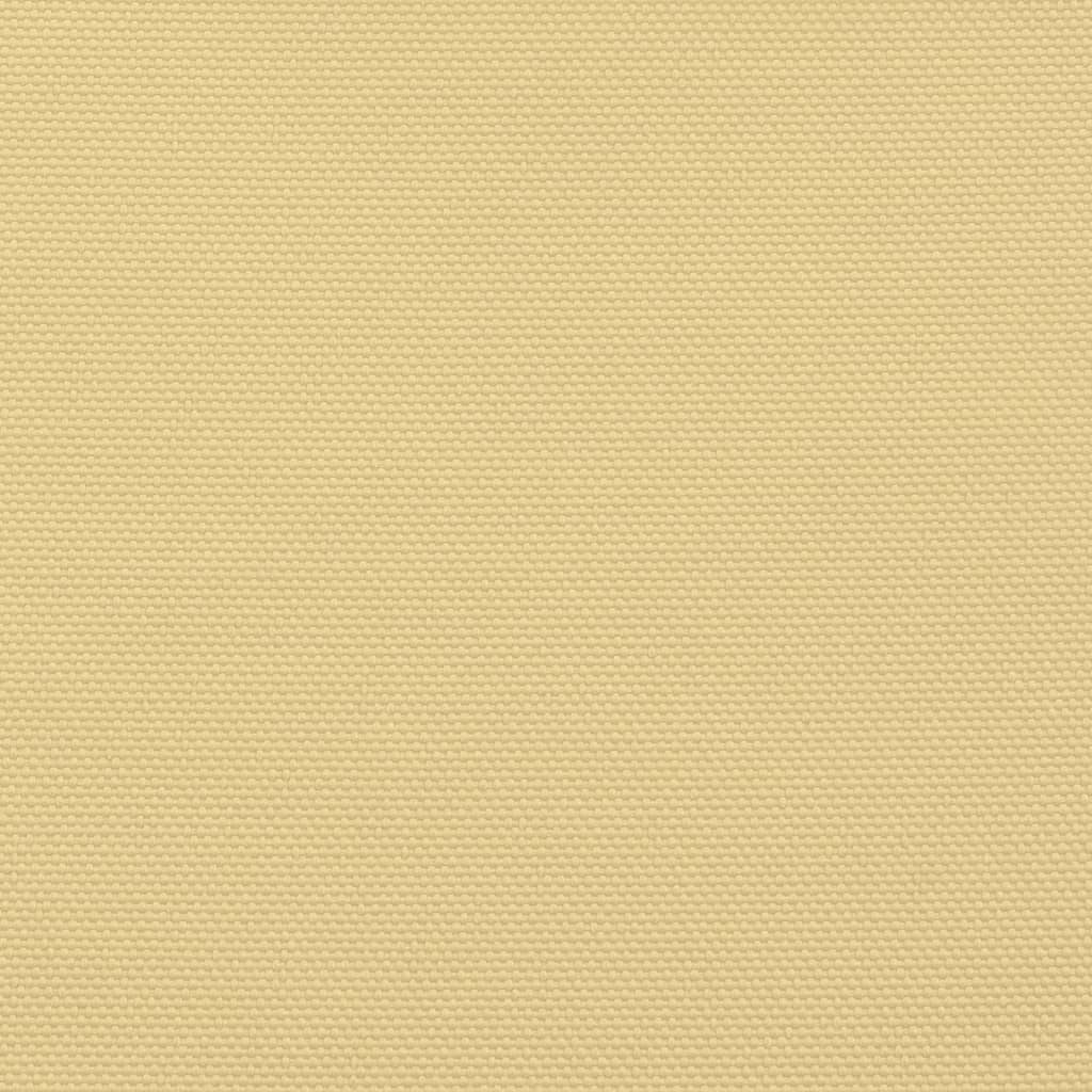 solsejl 2x2x2 m 100 % polyesterstof sandfarvet
