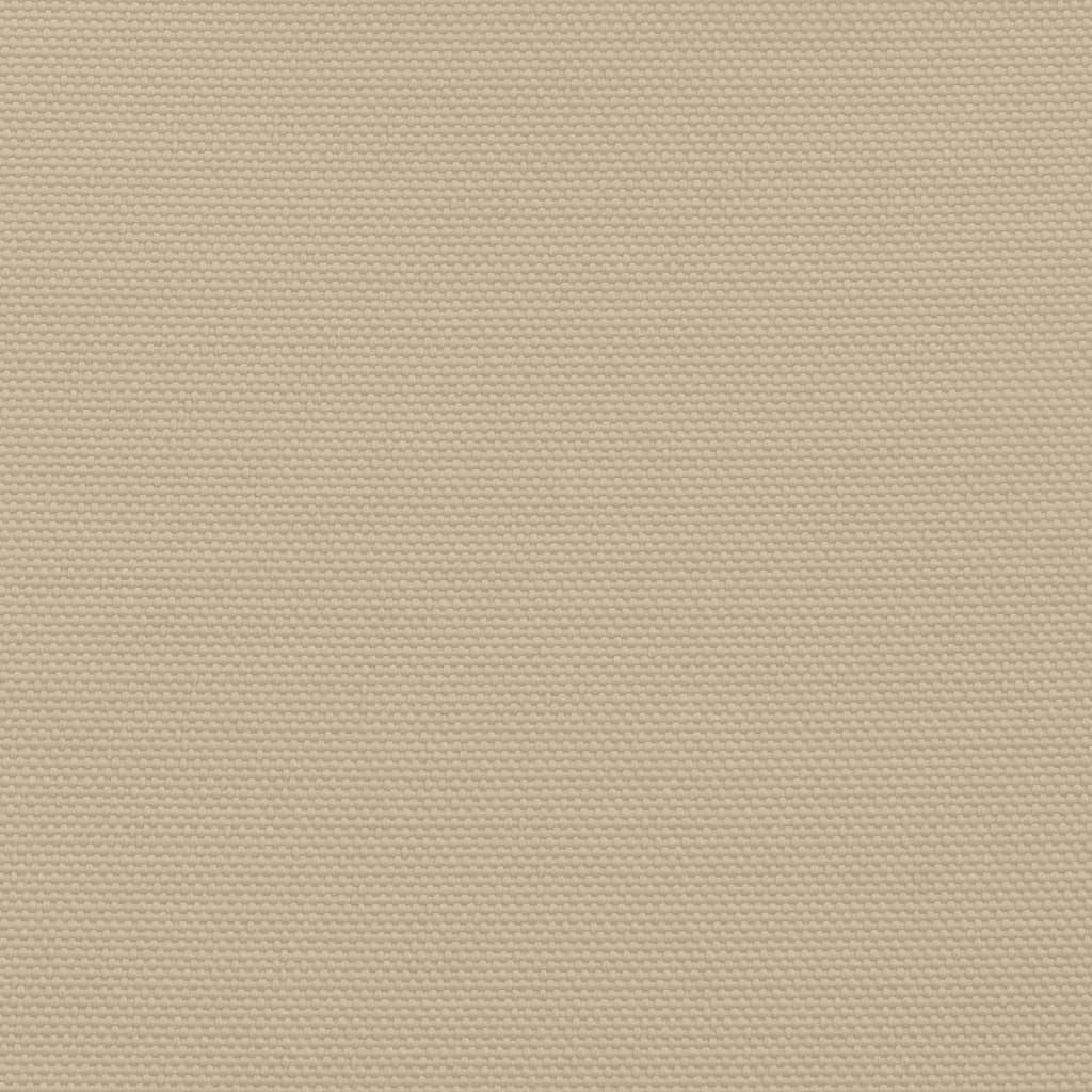 solsejl 2x2x2 m 100 % polyesterstof beige