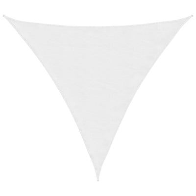 solsejl 2x2x2 m 100 % polyesterstof hvid