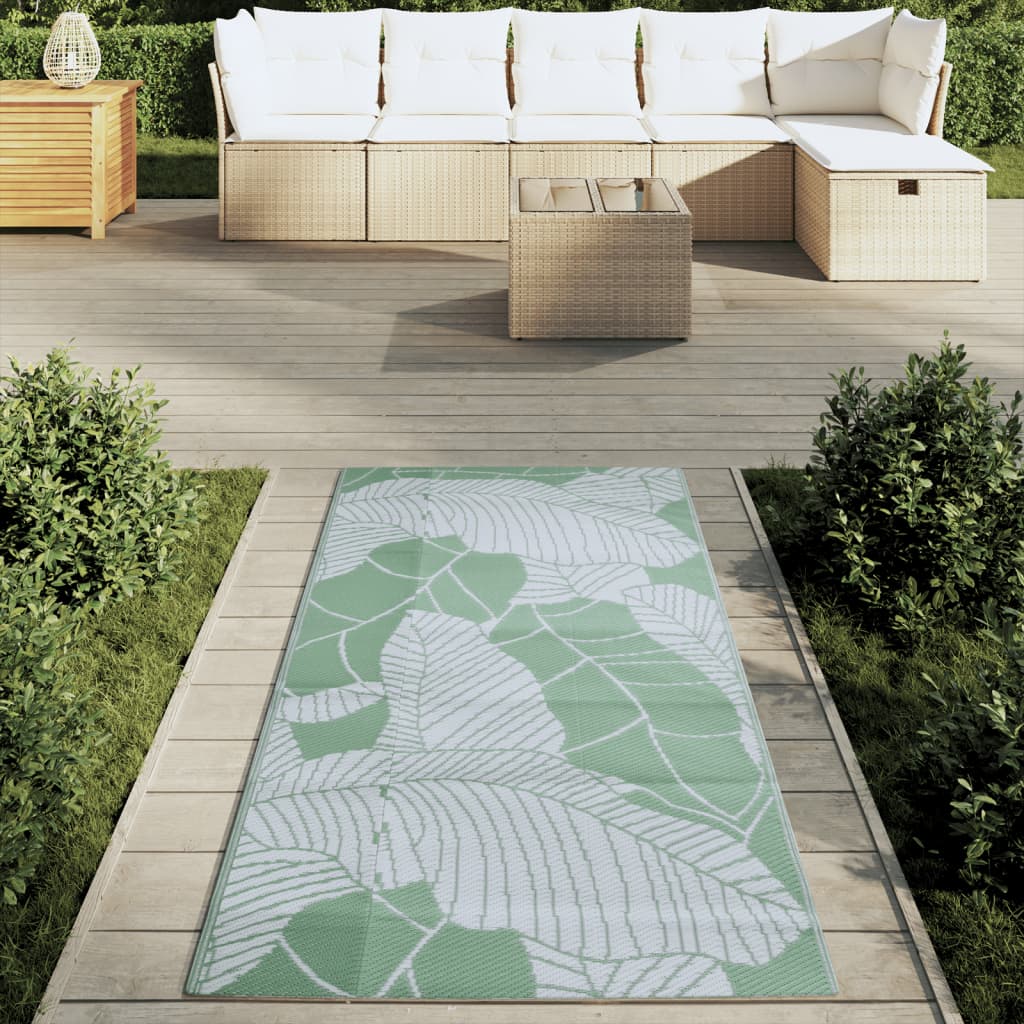 udendørstæppe ARAKIL 80x150 cm PP Grøn