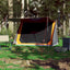 2-personers campingtelt vandtæt grå og orange