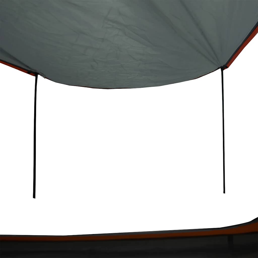 2-personers campingtelt vandtæt grå og orange