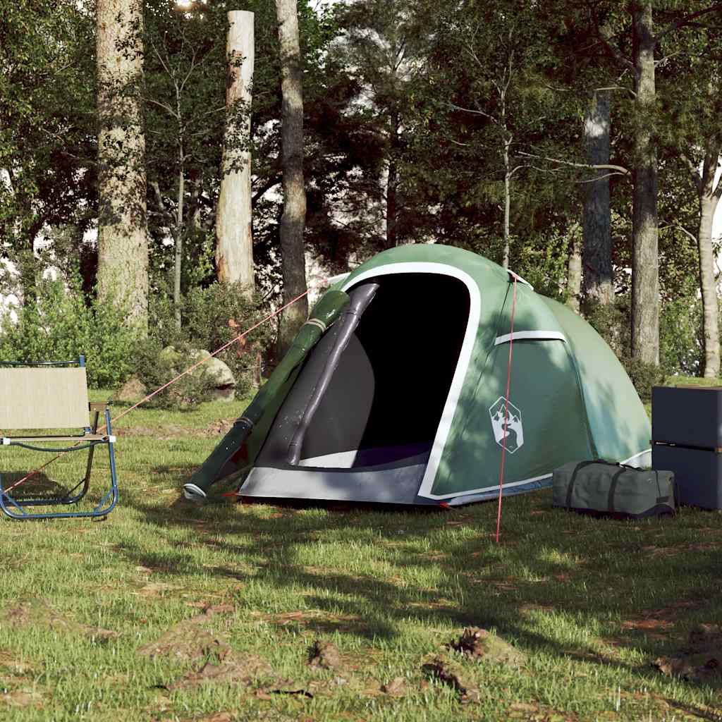 2-personers campingtelt vandtæt grøn