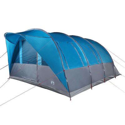 7-personers campingtelt vandtæt blå