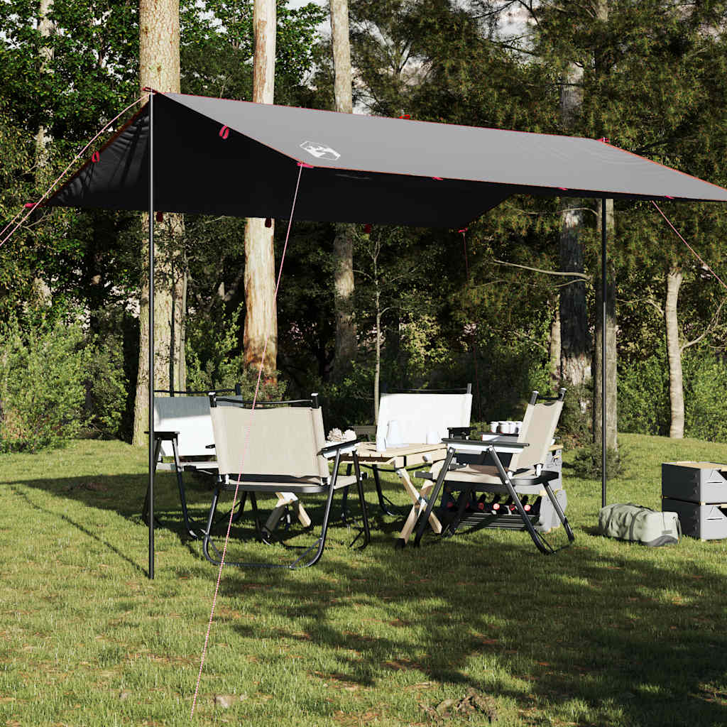 tarp 360x294 cm vandtæt grå og orange