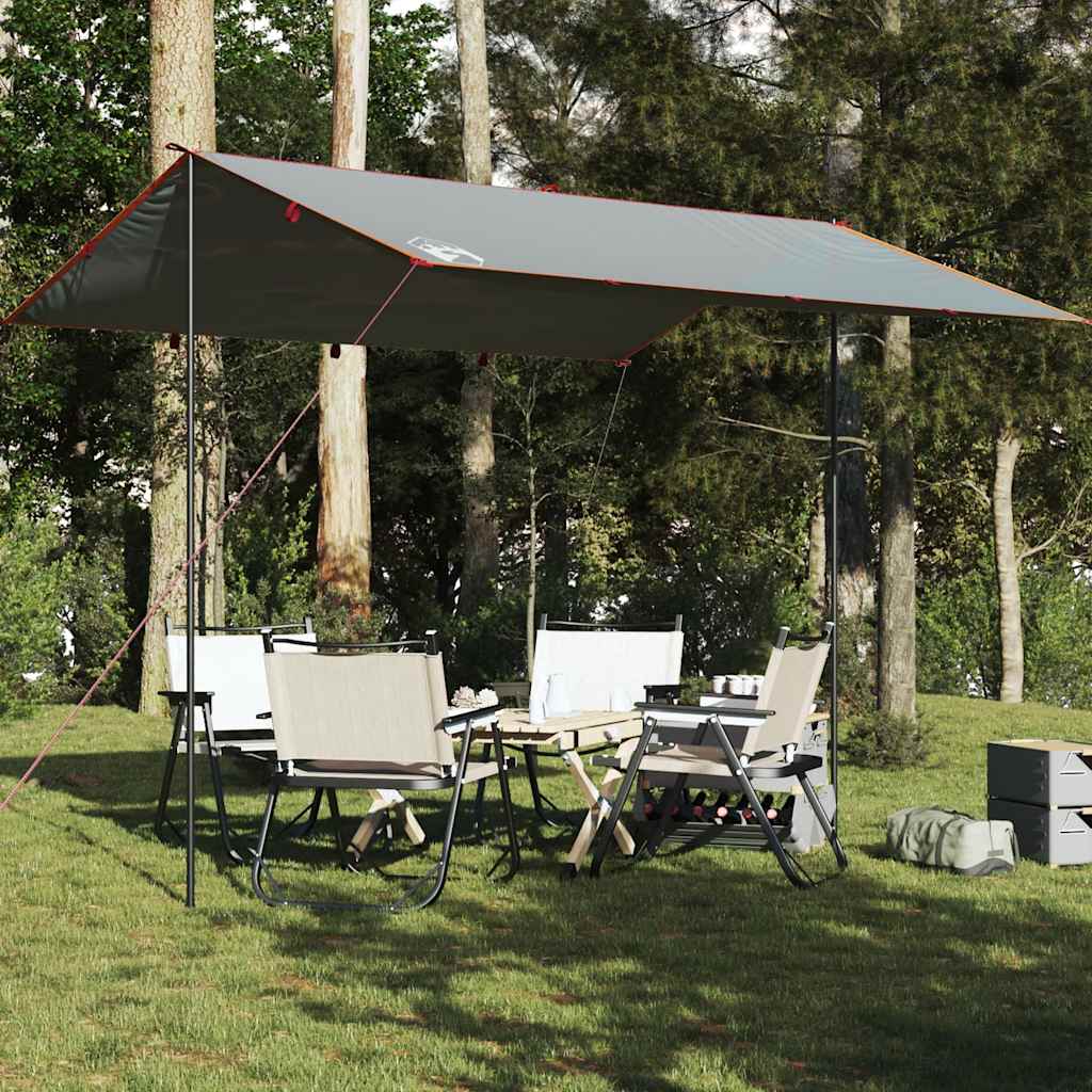 tarp 360x294 cm vandtæt grå og orange