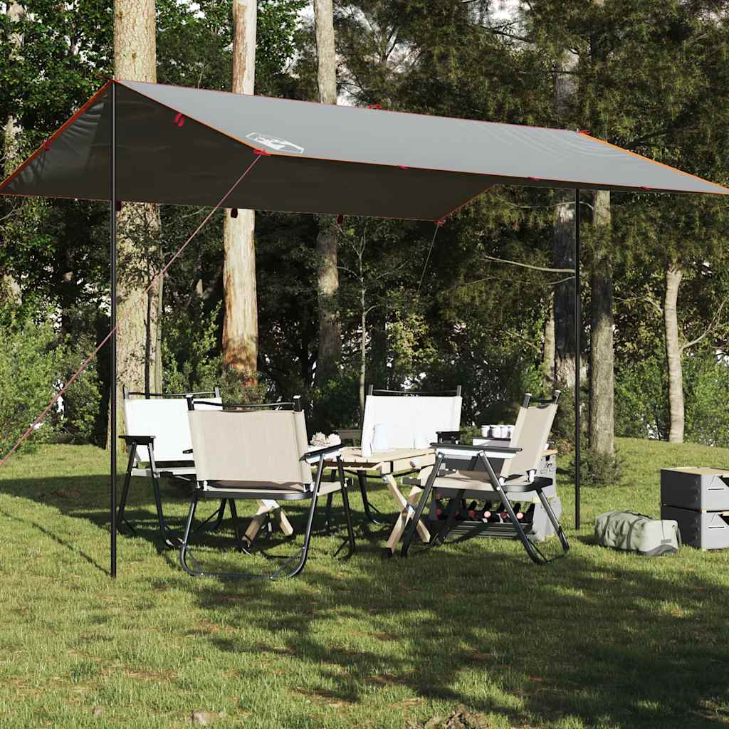 tarp 400x294 cm vandtæt grå og orange