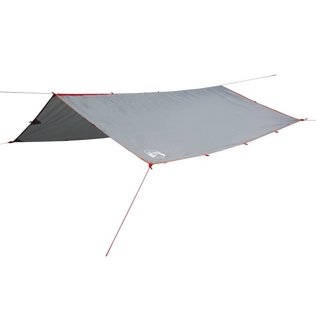 tarp 500x294 cm vandtæt grå og orange