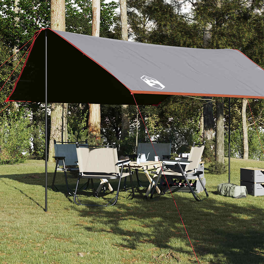 tarp 430x380x210 cm vandtæt grå og orange