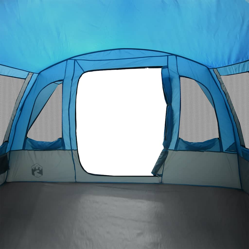 8-personers campingtelt vandtæt blå
