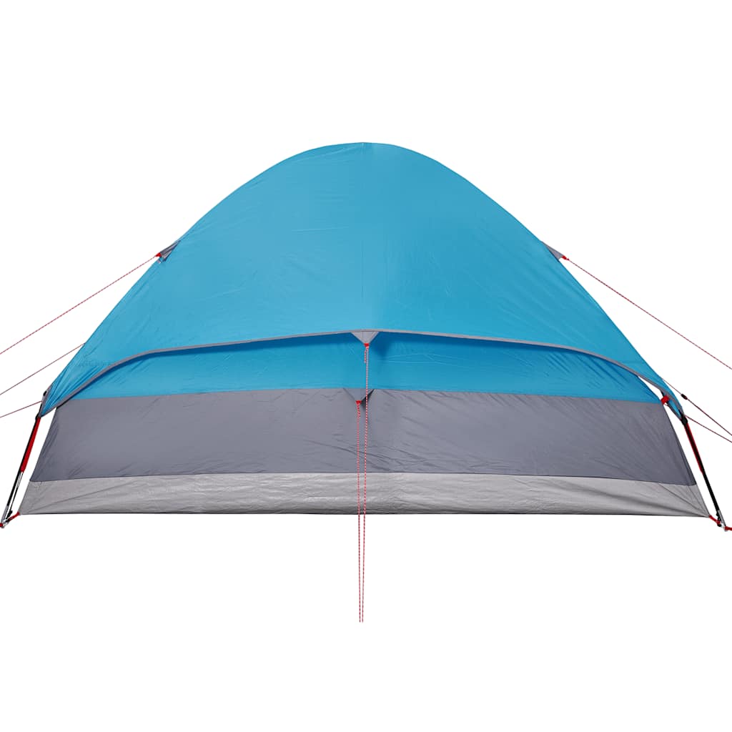 6-personers familietelt vandtæt blå