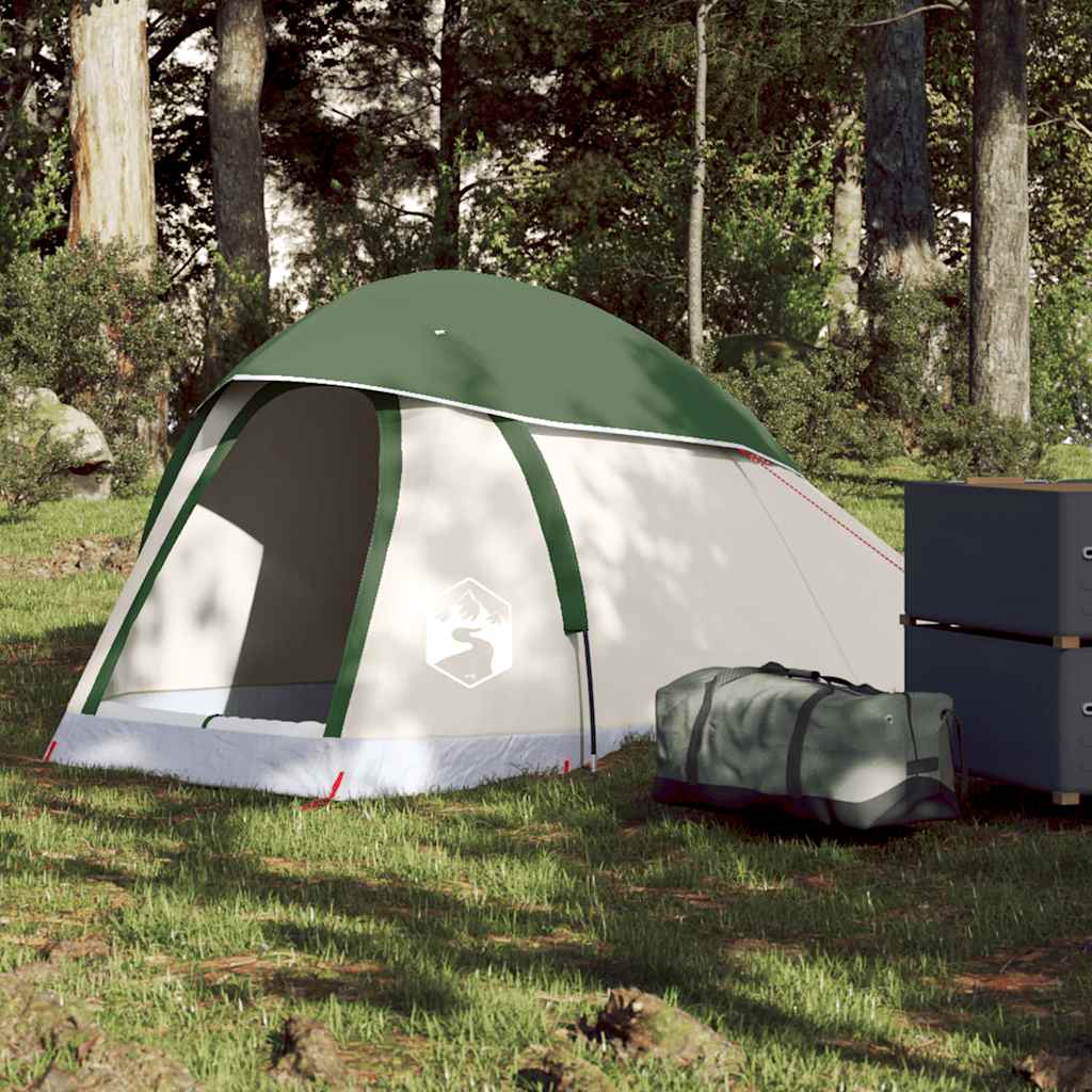 1-personers kuppeltelt - vandafvisende campingtelt, grøn