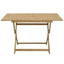 foldbart havebord 120x70x75 cm massivt akacietræ