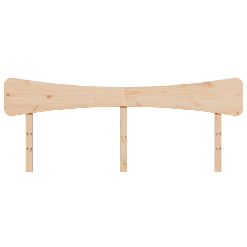 sengegavl 200 cm massivt fyrretræ