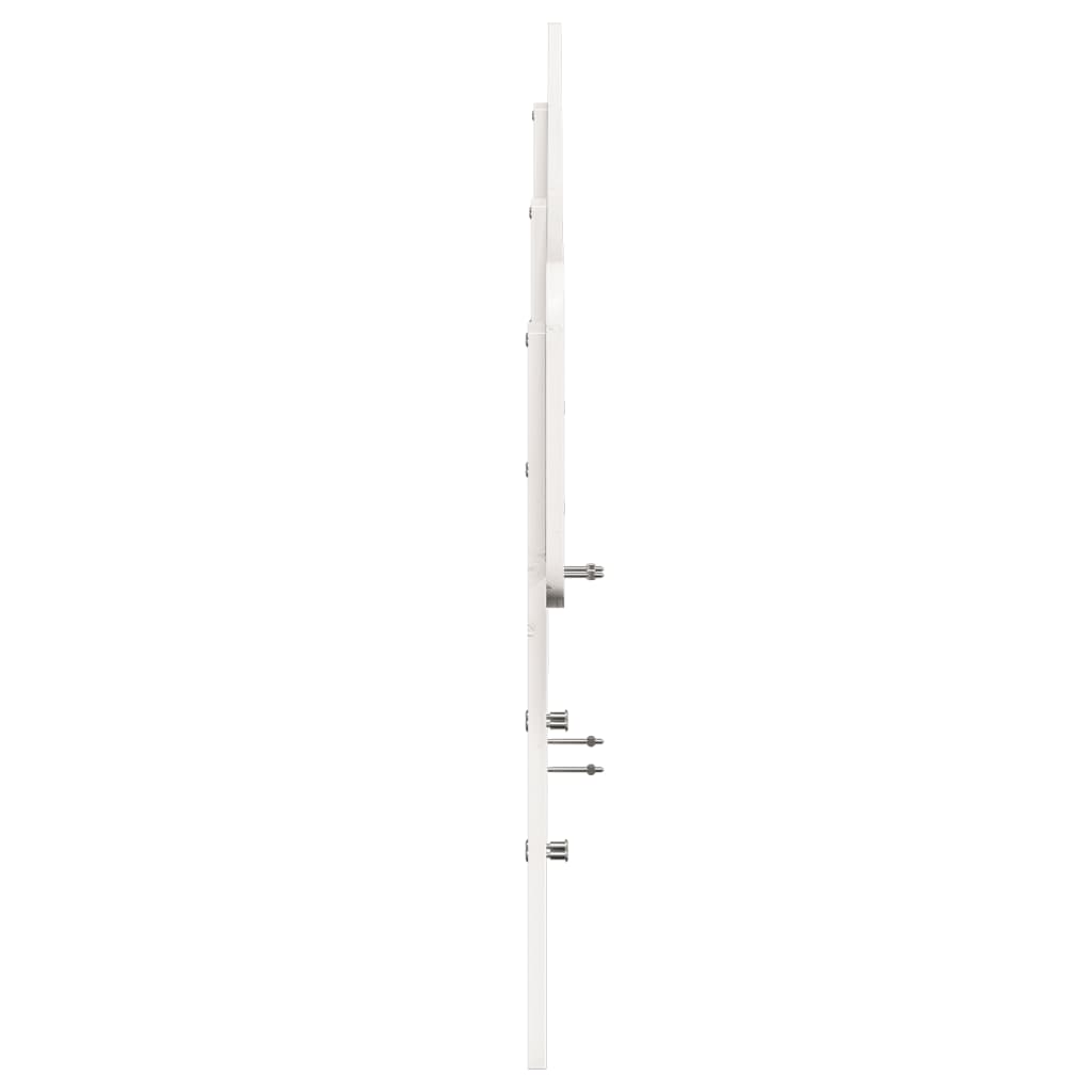 sengegavl 200 cm massivt fyrretræ hvid