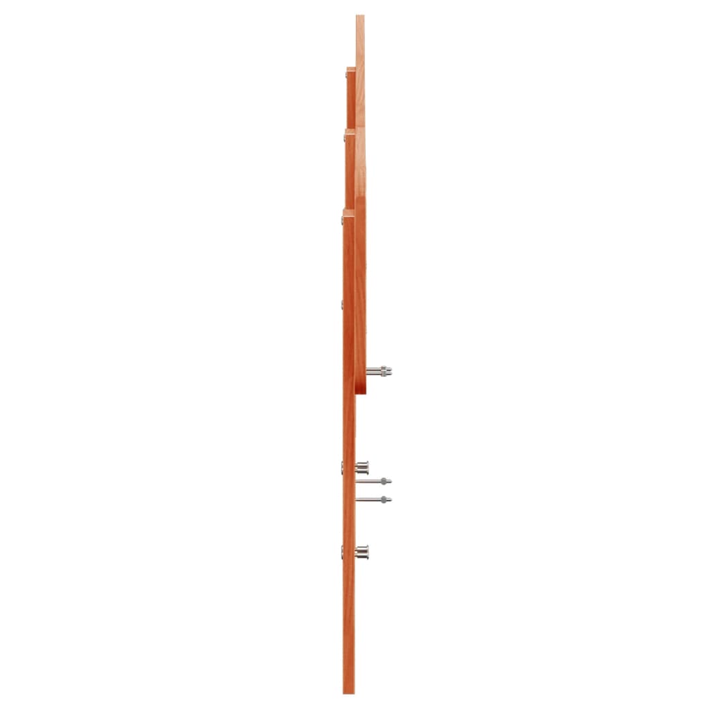 sengegavl 180 cm massivt fyrretræ gyldenbrun