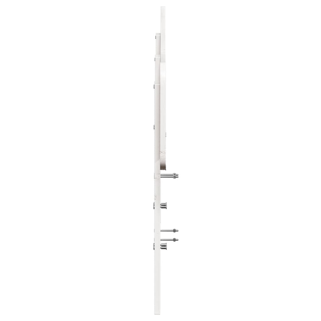 sengegavl 150 cm massivt fyrretræ hvid