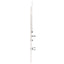 sengegavl 135 cm massivt fyrretræ hvid