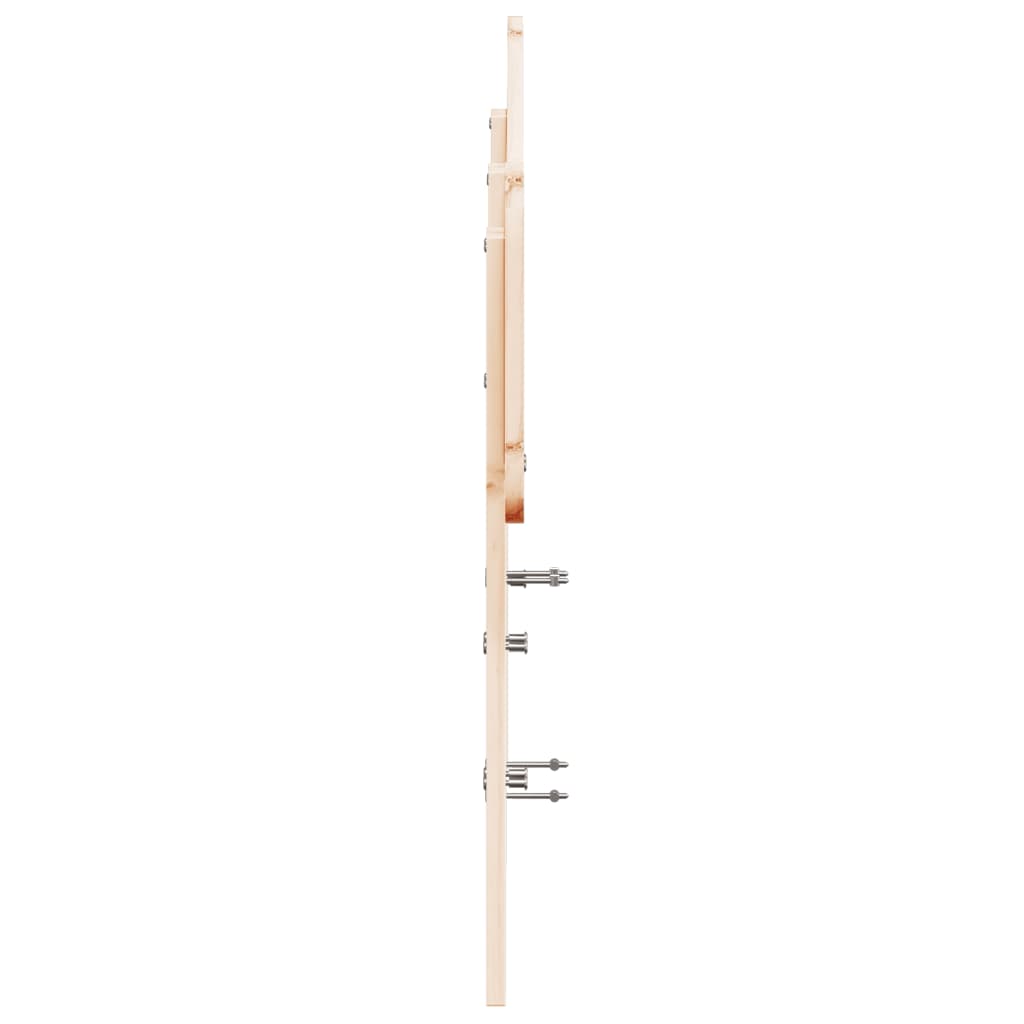 sengegavl 120 cm massivt fyrretræ