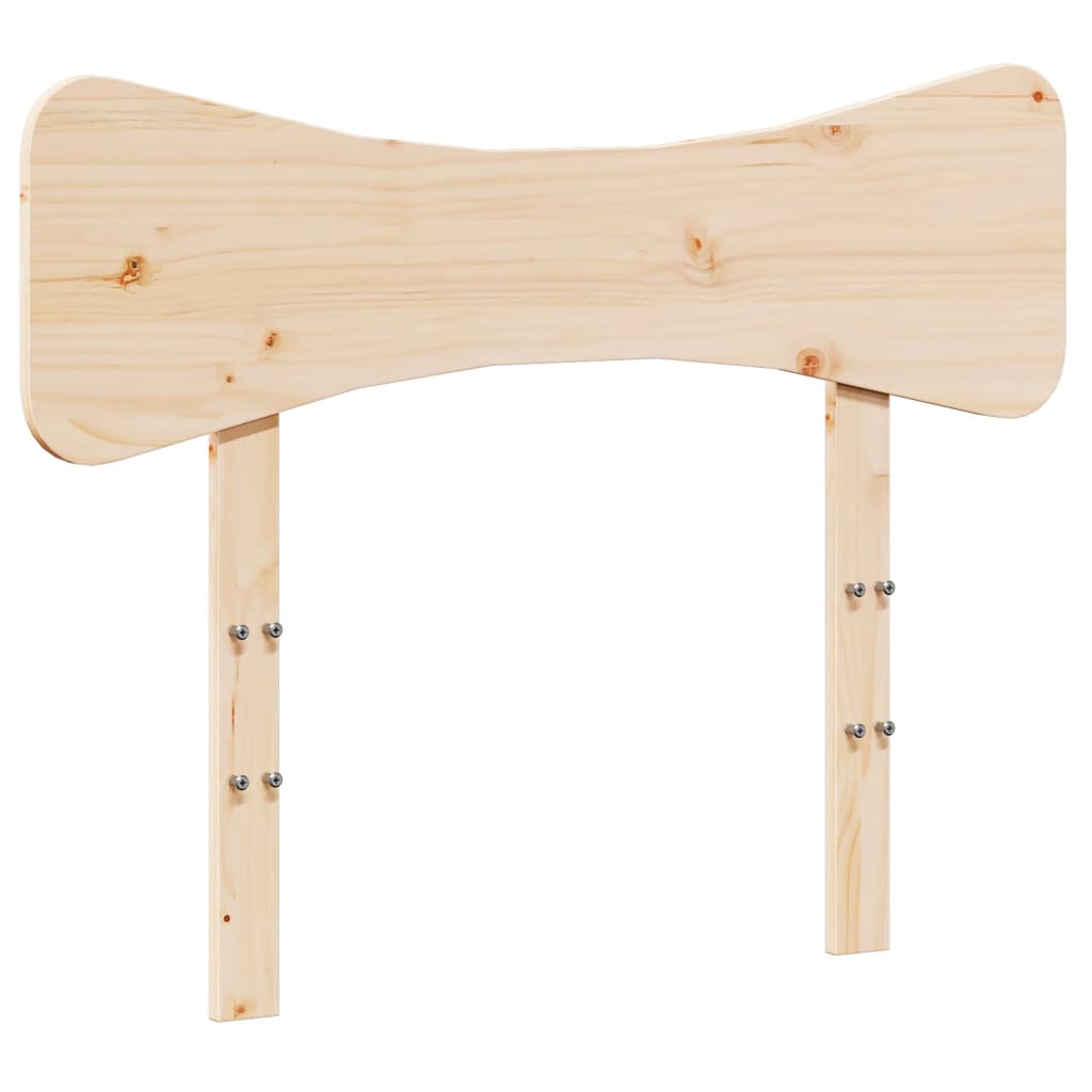 sengegavl 75 cm massivt fyrretræ