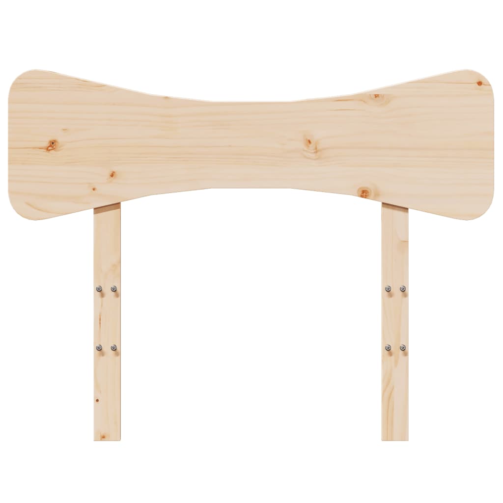 sengegavl 75 cm massivt fyrretræ