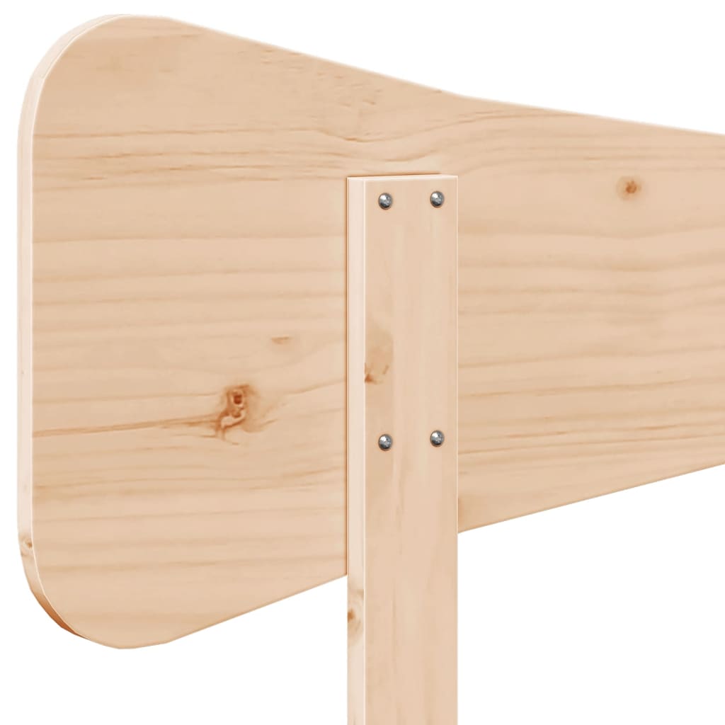 sengegavl 75 cm massivt fyrretræ