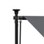 markise 250x150 cm sammenrullelig stof og stål antracitgrå