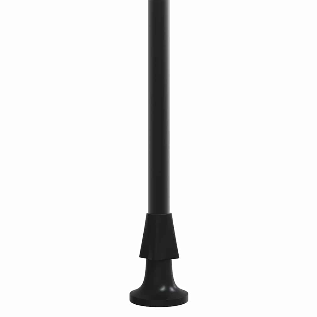 markise 400x150 cm sammenrullelig stof og stål cremefarvet