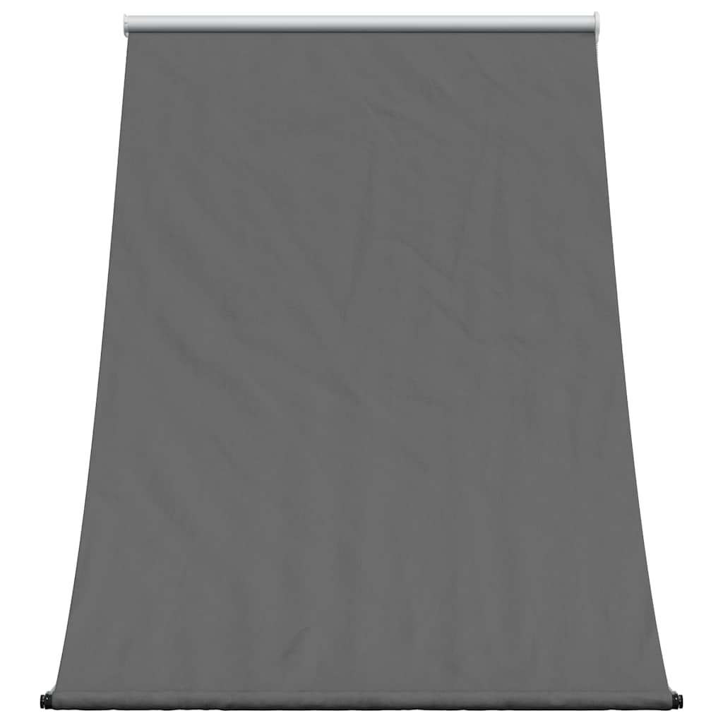 markise 150x150 cm sammenrullelig stof og stål antracitgrå