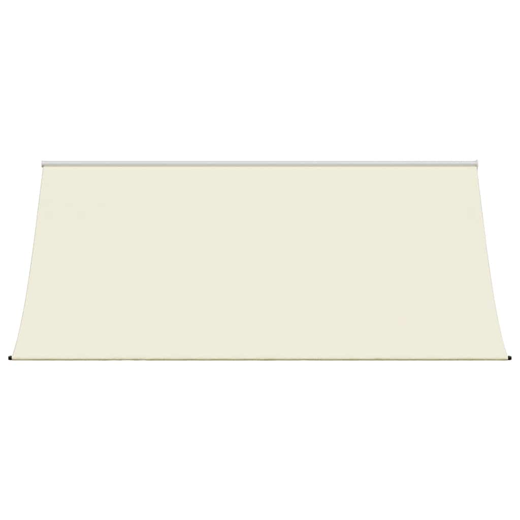 markise 300x150 cm sammenrullelig stof og stål cremefarvet