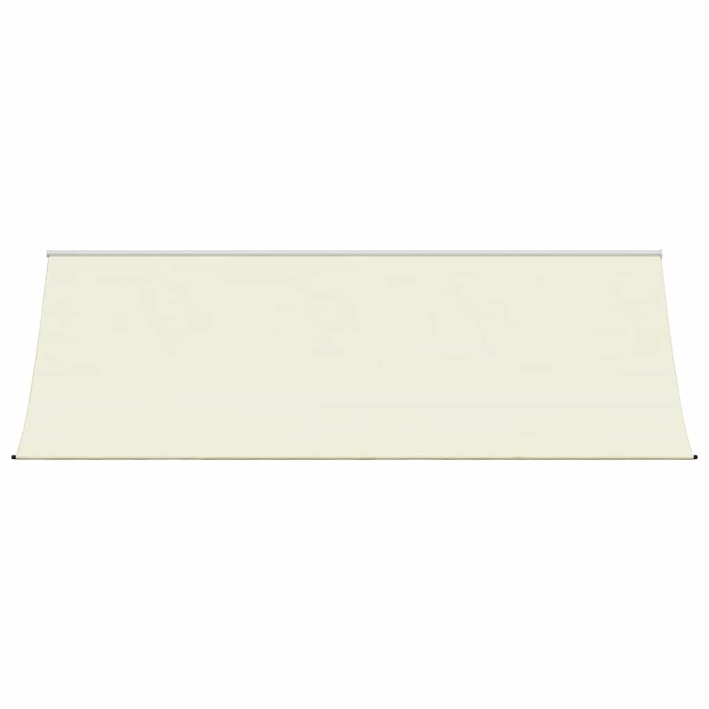 markise 350x150 cm sammenrullelig stof og stål cremefarvet