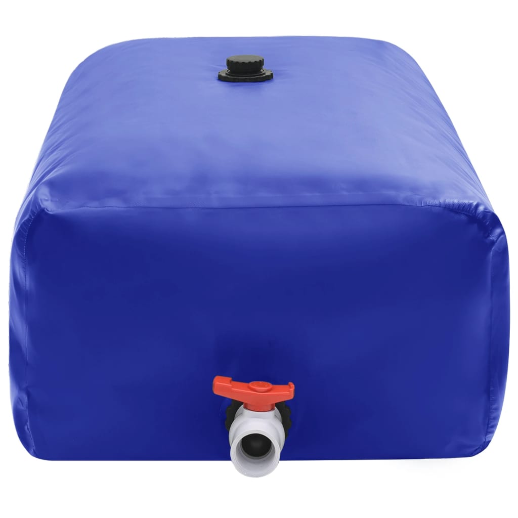 vandtank med hane sammenfoldelig 500 l PVC