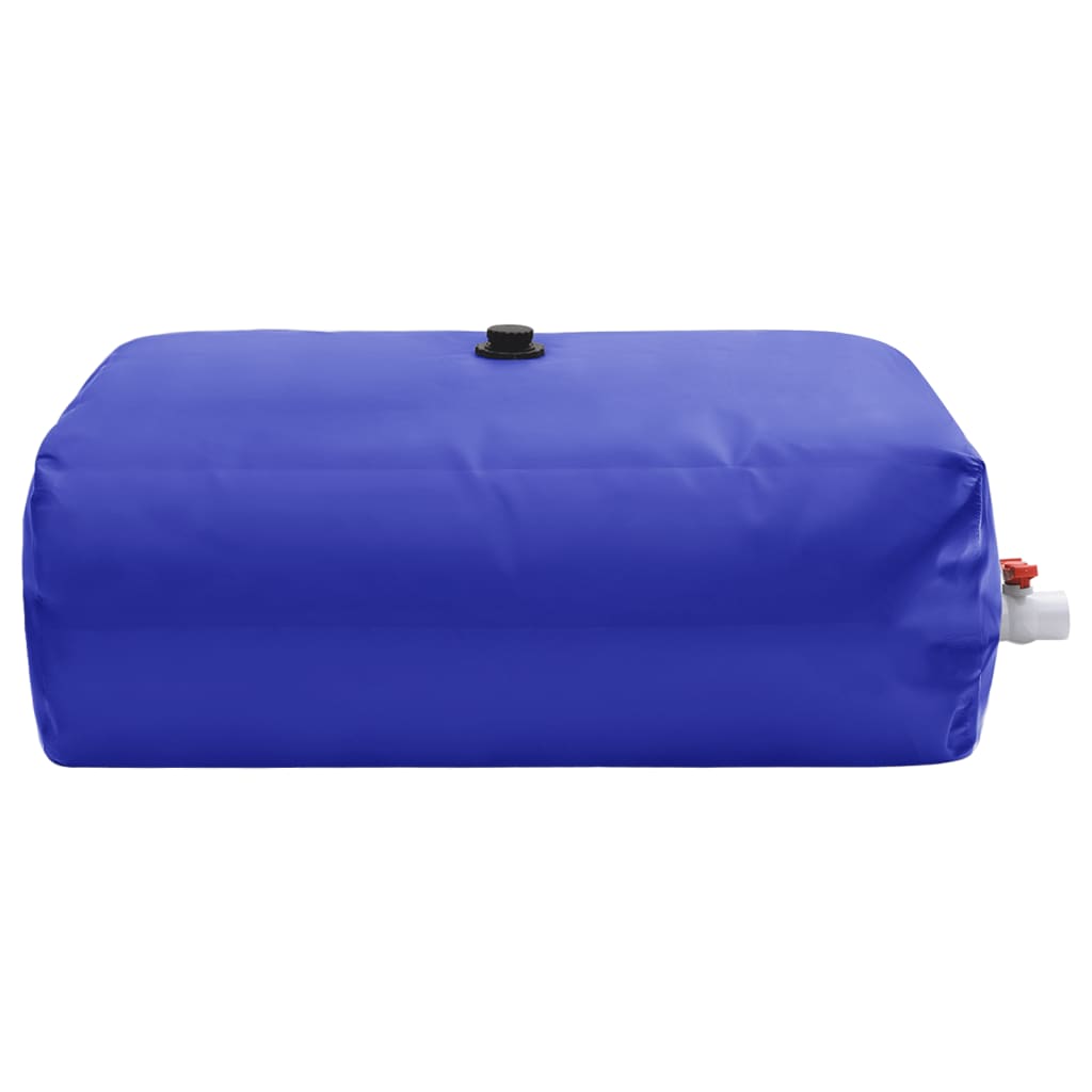 vandtank med hane sammenfoldelig 1000 l PVC