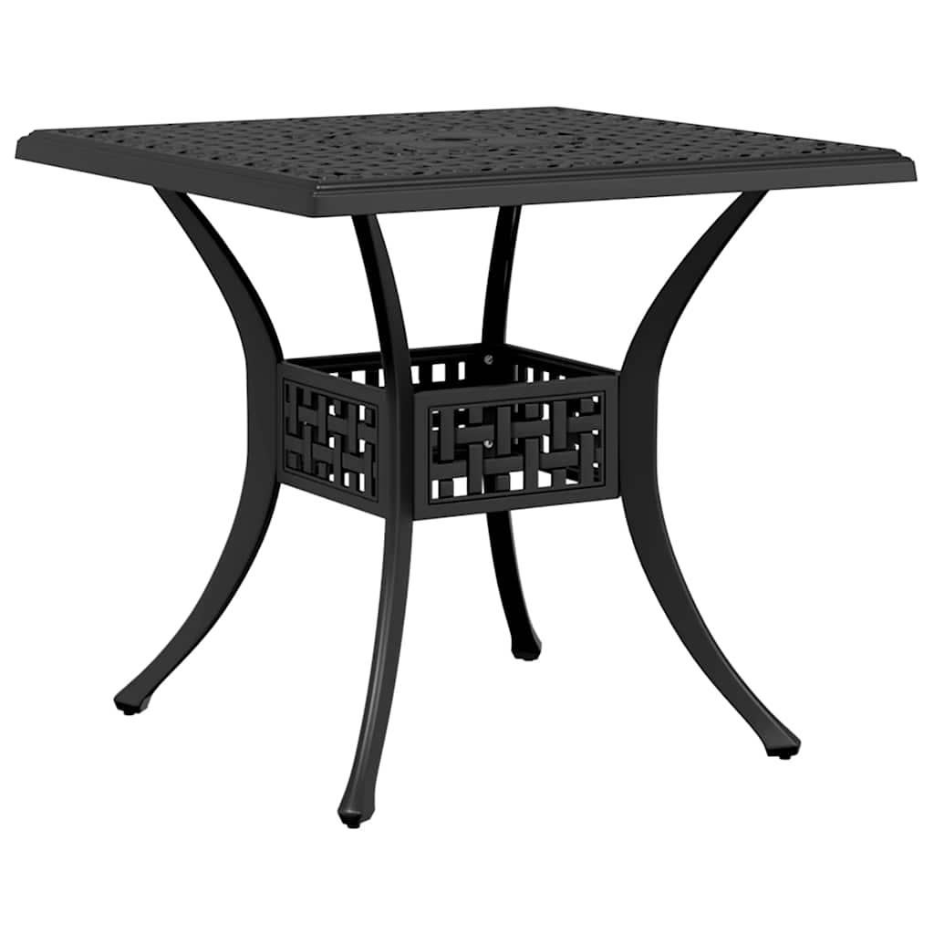 bistrosæt 3 dele støbt aluminium sort