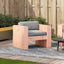 sofastol til haven 79x60x62 cm massivt douglasgran