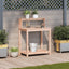 plantebord med hylder 82,5x50x109,5 cm massivt douglasgran