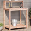 plantebord med hylder 82,5x50x109,5 cm massivt douglasgran