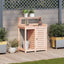 plantebord med hylder 82,5x50x109,5 cm massivt douglasgran